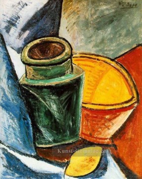Pablo Picasso Werke - Cruche bol et citron 1907 Kubismus Pablo Picasso